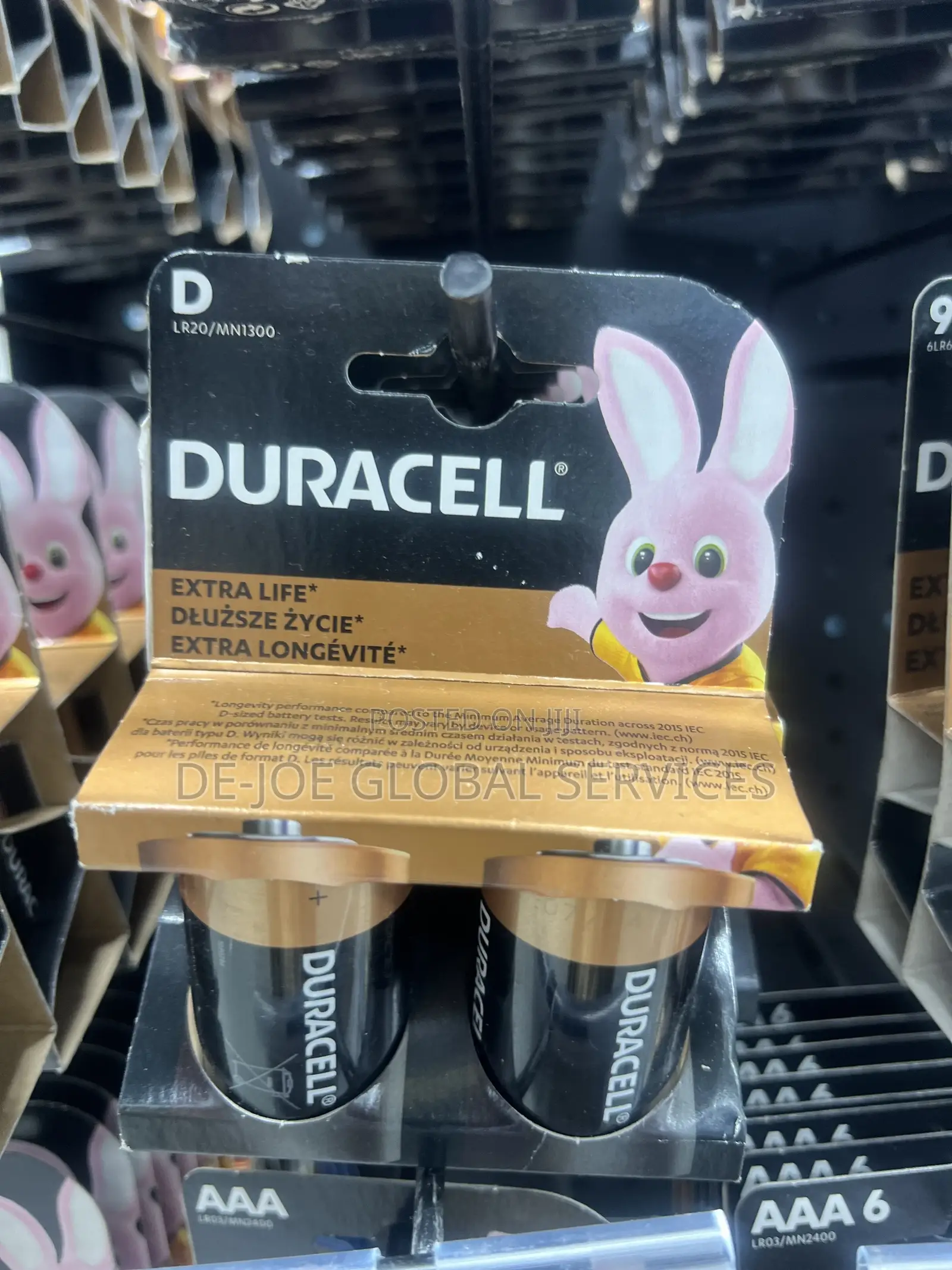 Duracell D Alkaline Batteries