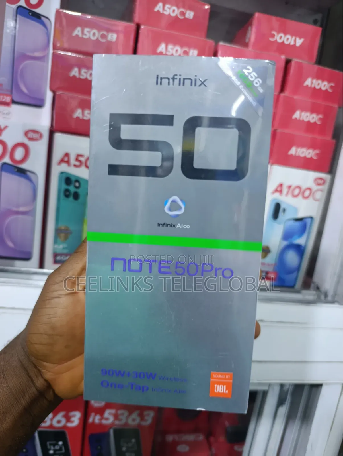 New Infinix Note 50 Pro 4G 256 GB Black