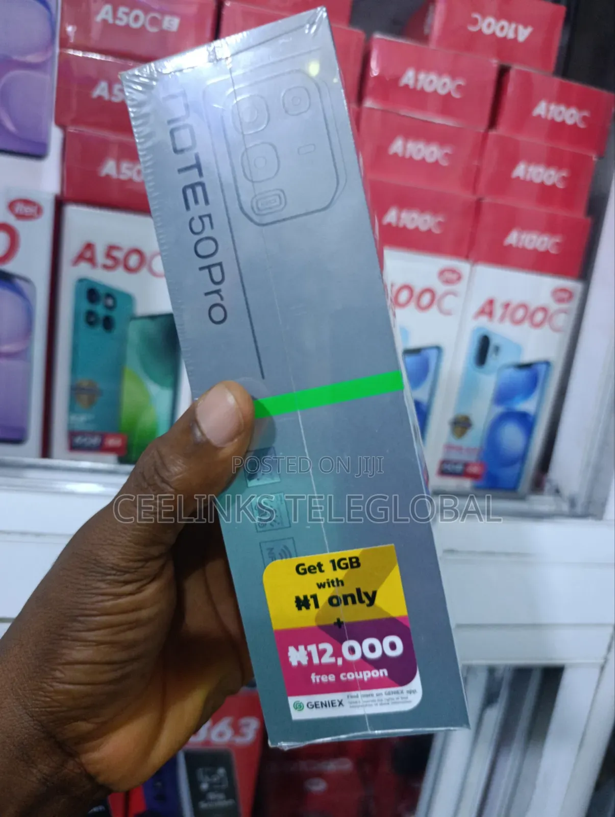 New Infinix Note 50 Pro 4G 256 GB Black