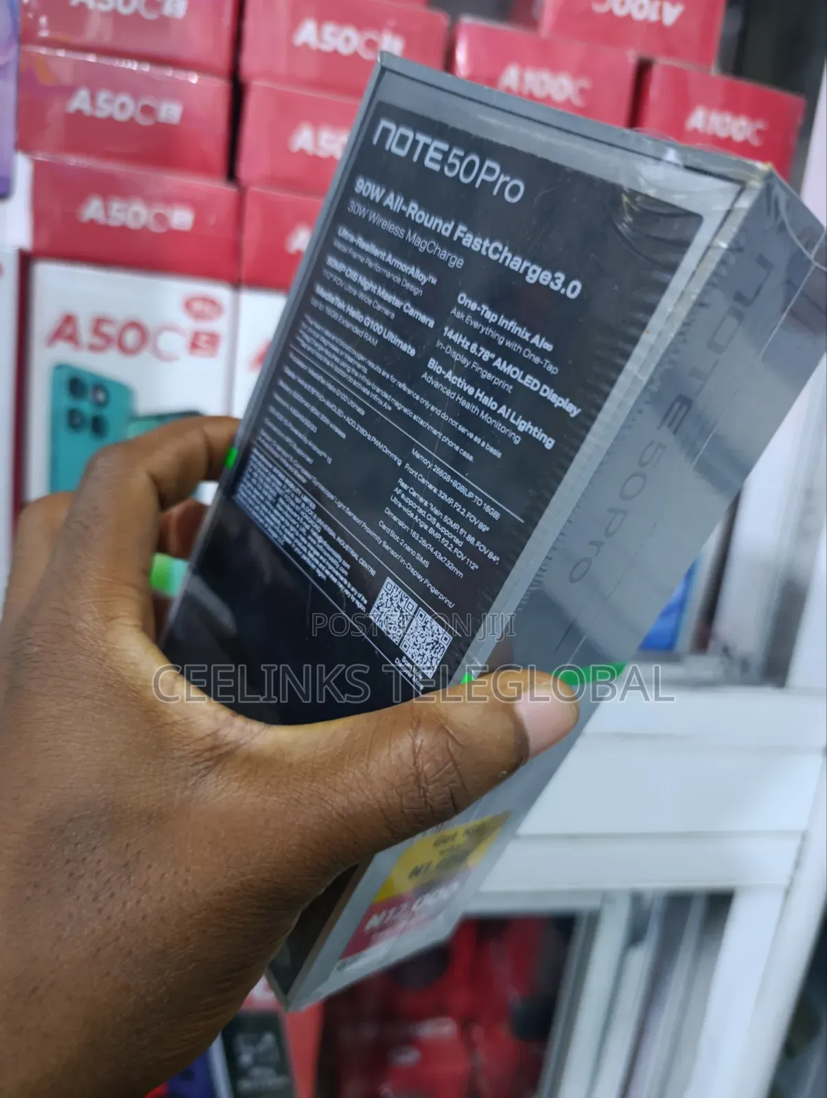 New Infinix Note 50 Pro 4G 256 GB Black