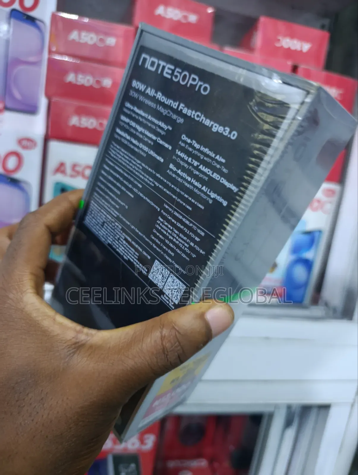 New Infinix Note 50 Pro 4G 256 GB Blue