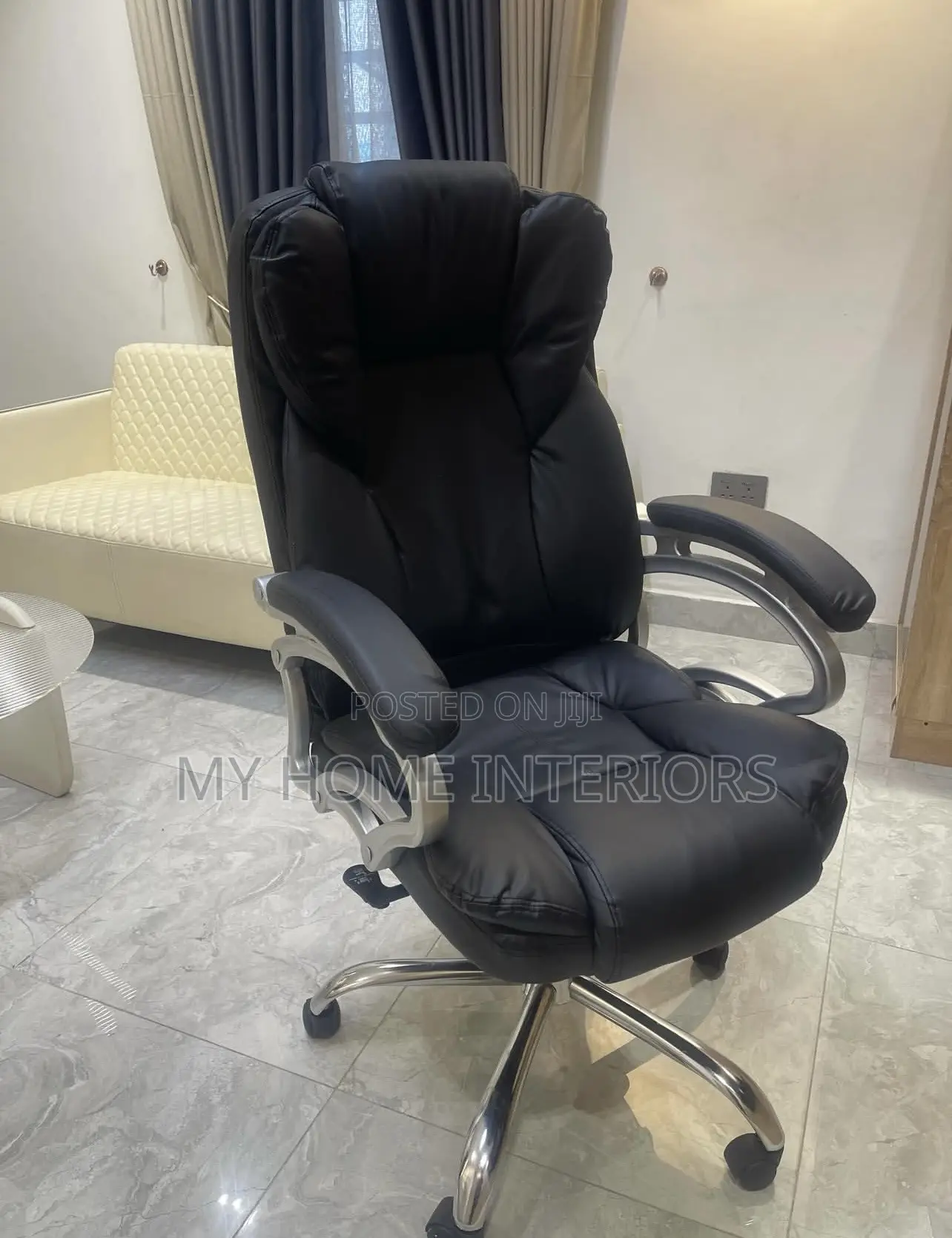 Swivel Leather Chair