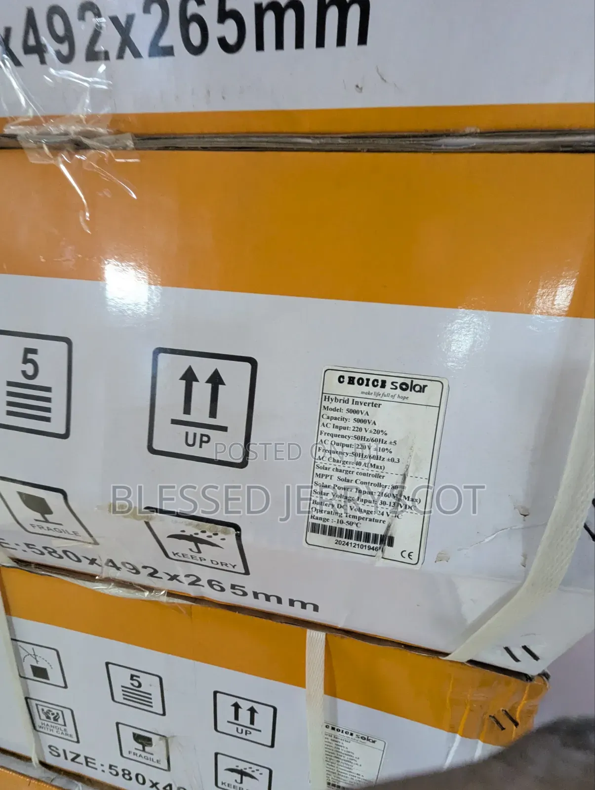 Chioce Solar 5kva 24v Hybrid Solar Inverters Available in Stock.