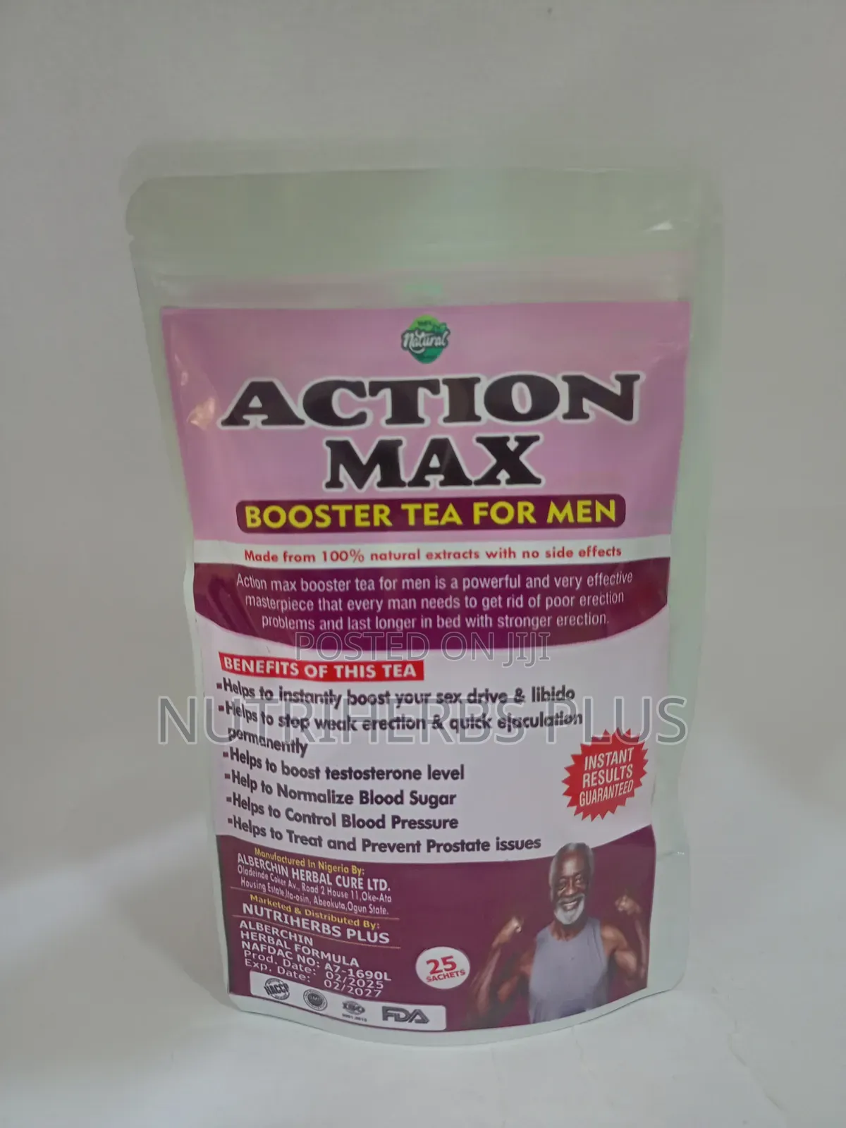 Action Max Booster Tea: Boost Sex Drive, Libido Stops Weak Erection
