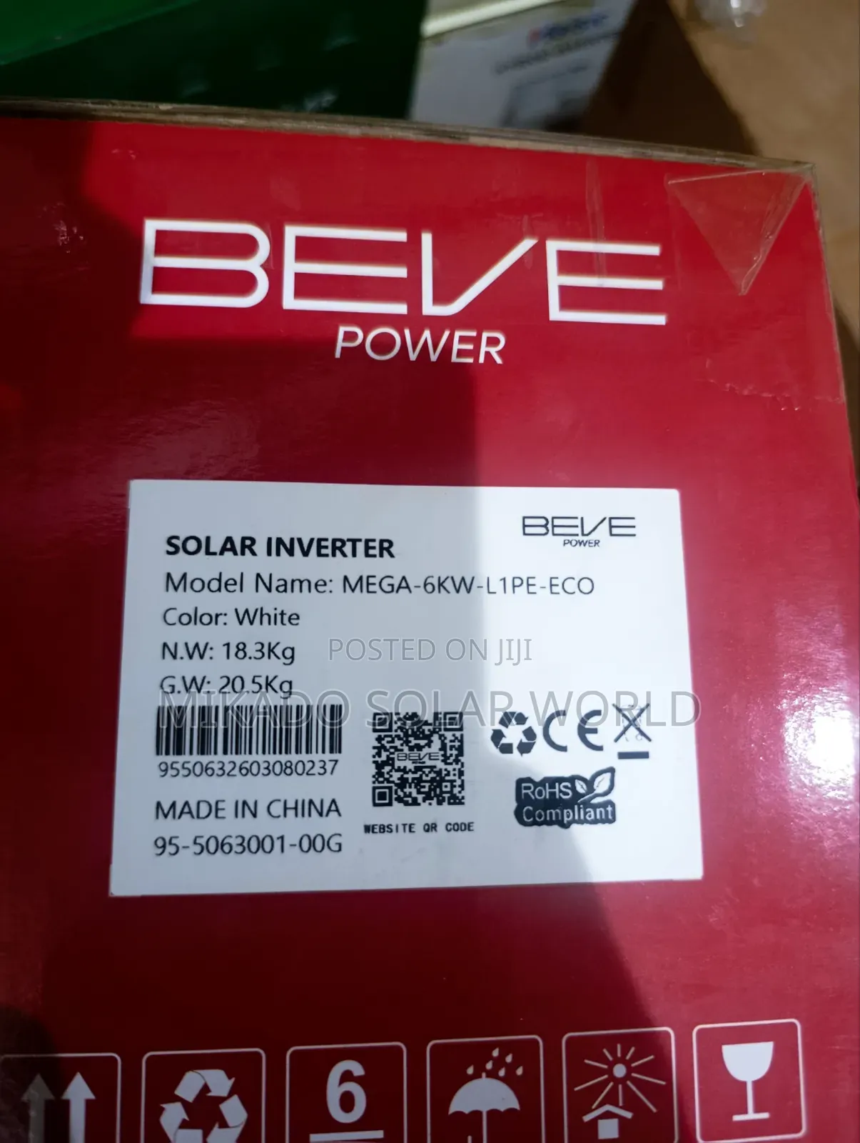 Beve 6kw Ip66 Dual MPPT Hybrid Solar Inverter