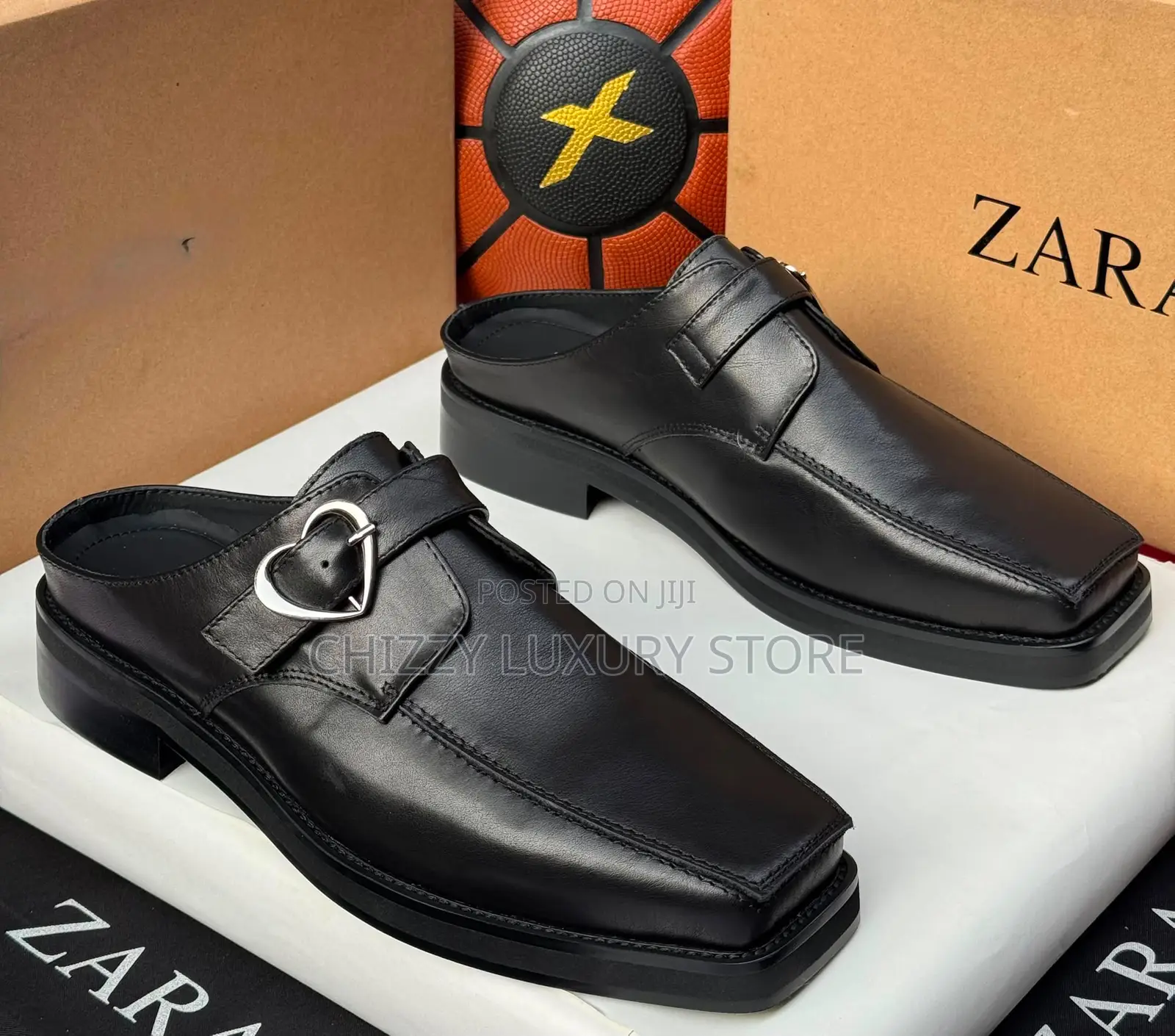 Zara Quality Luxury Men Genuine Leather Half Shoe