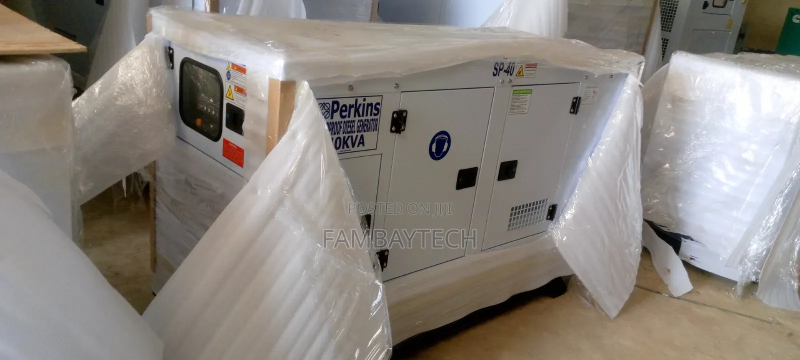 Premium Perkins 40kva Soundproof Generator for Heavy-Duty Use