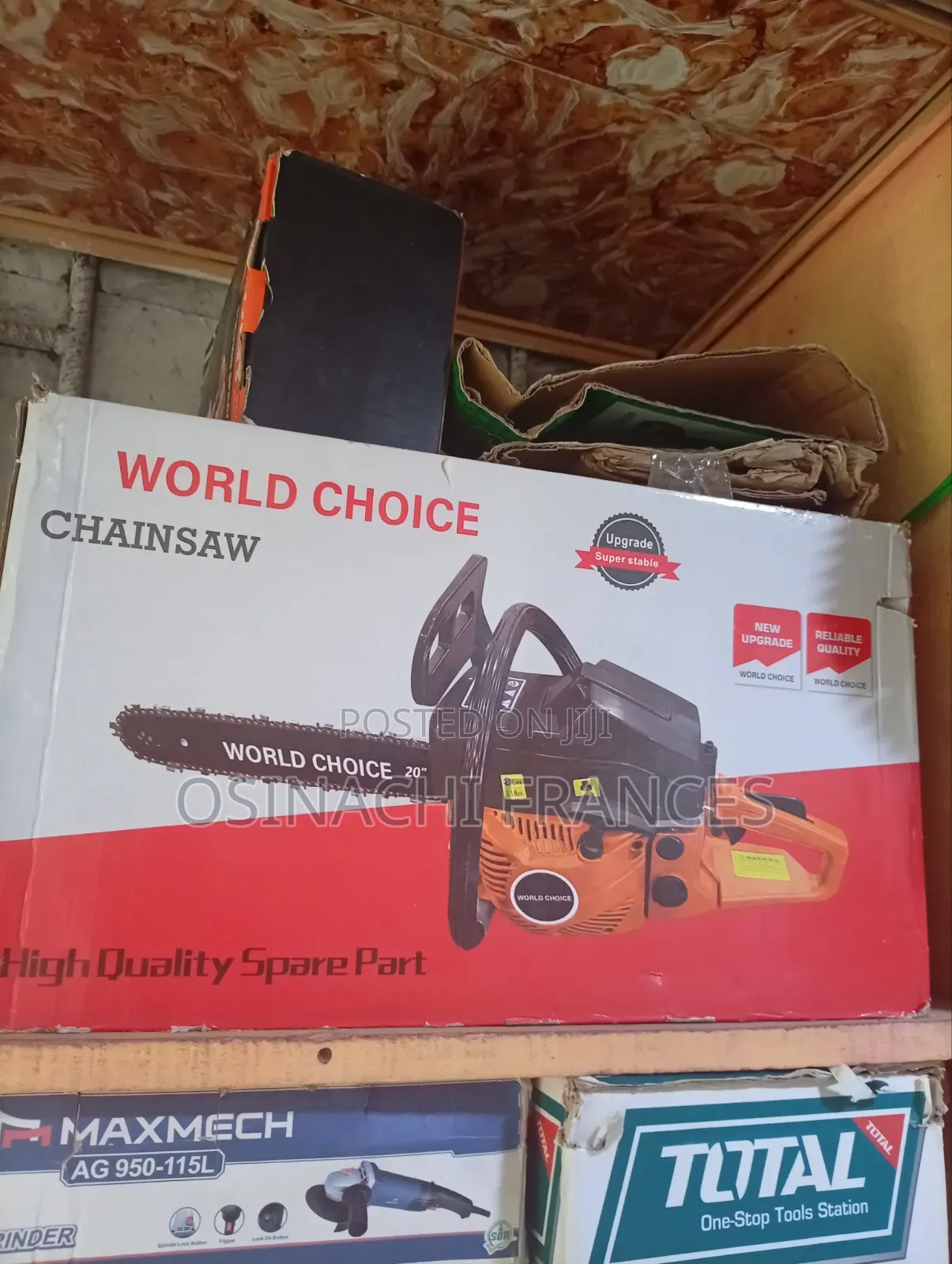 20 Inch World Choice Gasoline Motor Saw Machine