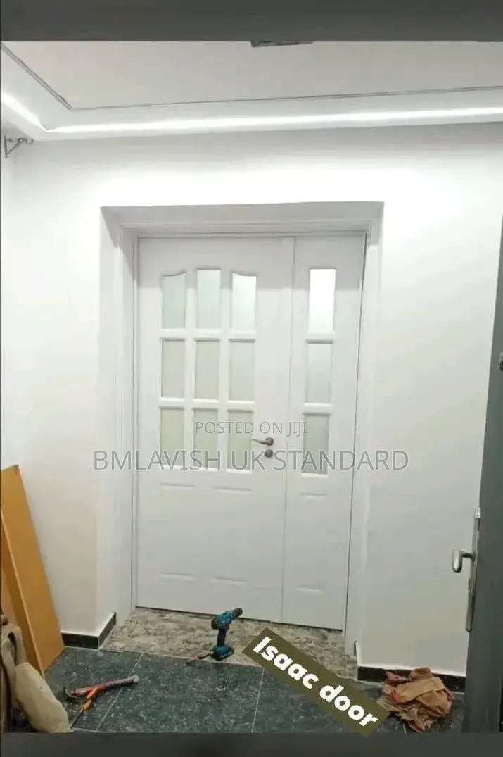 4ft Wooden Kitchen Door With Glass