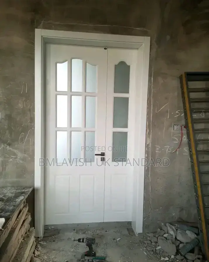 4ft Wooden Kitchen Door With Glass