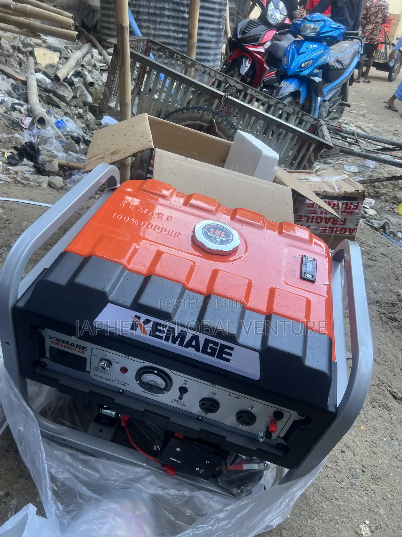 Kemage 5800 Remote Control Key Starter Generator – 5.5kva