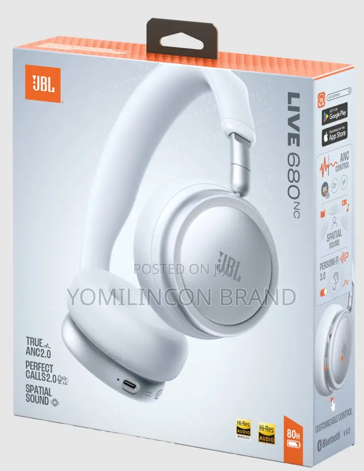 JBL Live 680nc - White*