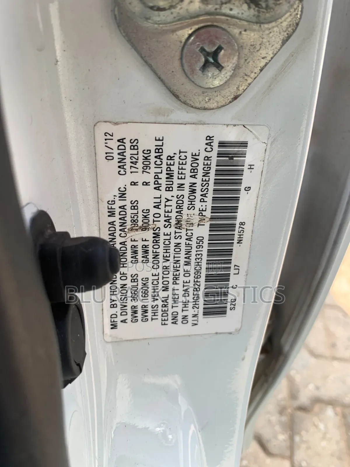 Honda Civic EX-L Sedan 2012 White