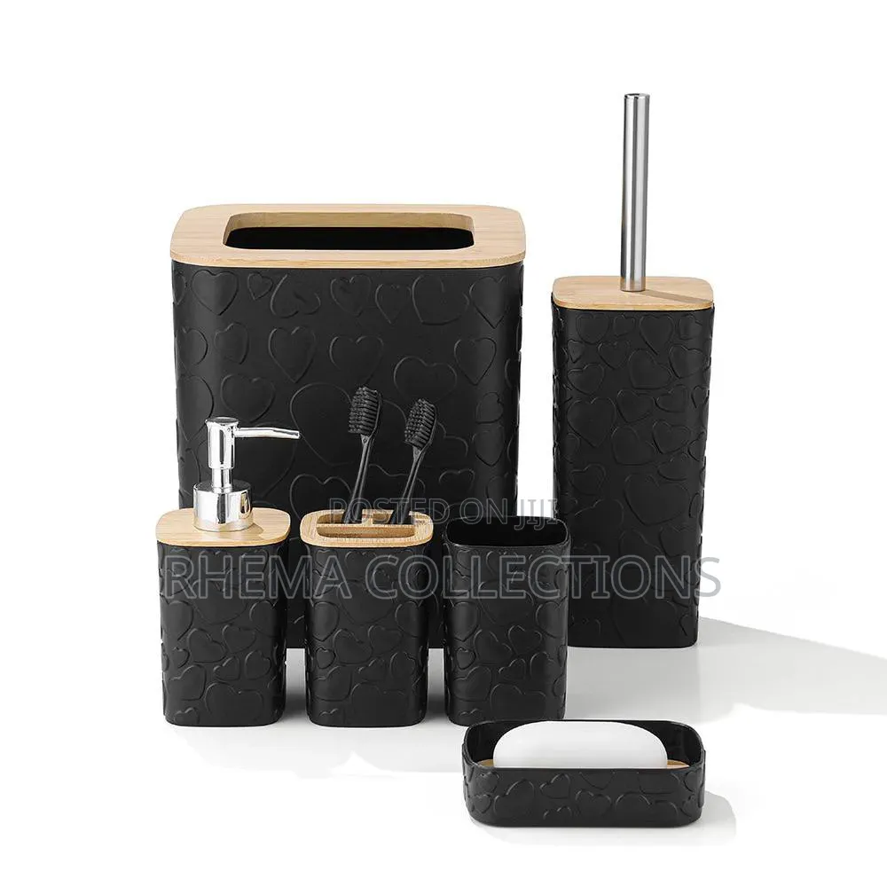 6 Pieces Luxury Bathroom Accessories Set