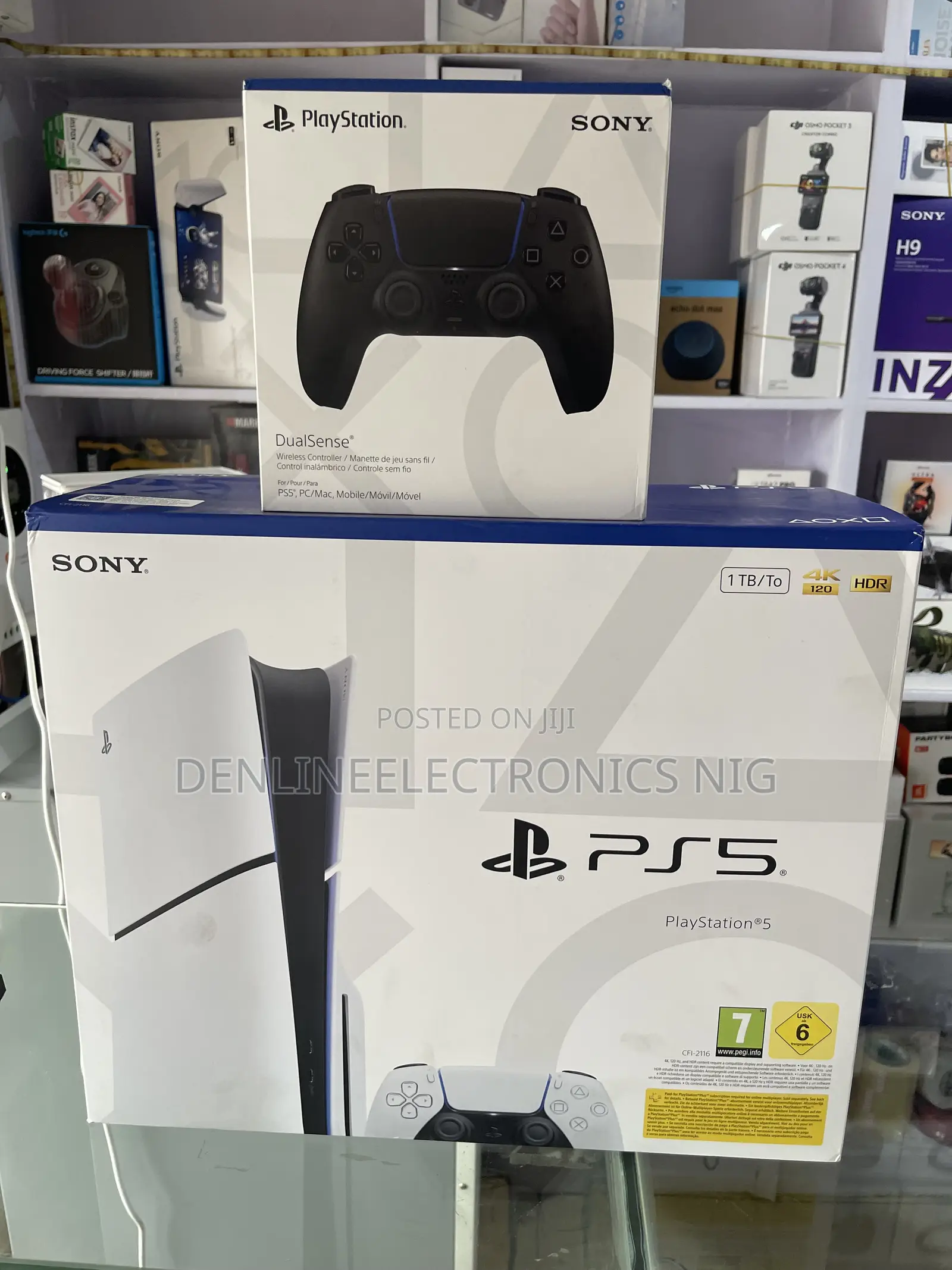 New Sony Play Station 5 Slim 1tb Game Console With Extra Game Pad .