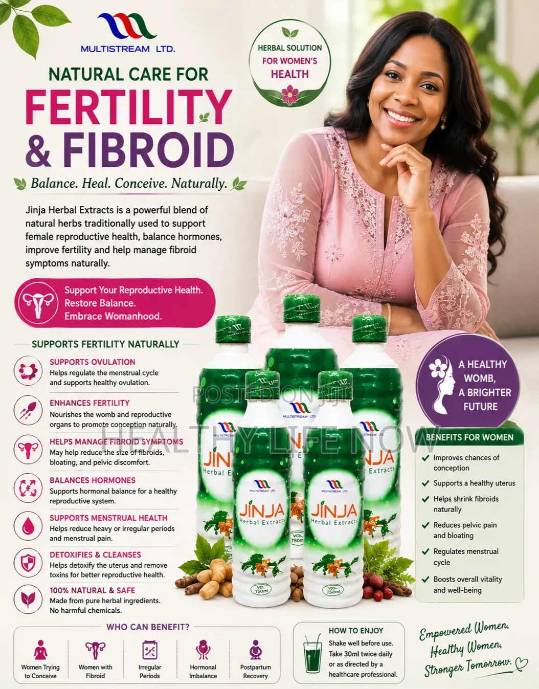 Realized Your Dream of Motherhood With Jinja Herbal Extract
