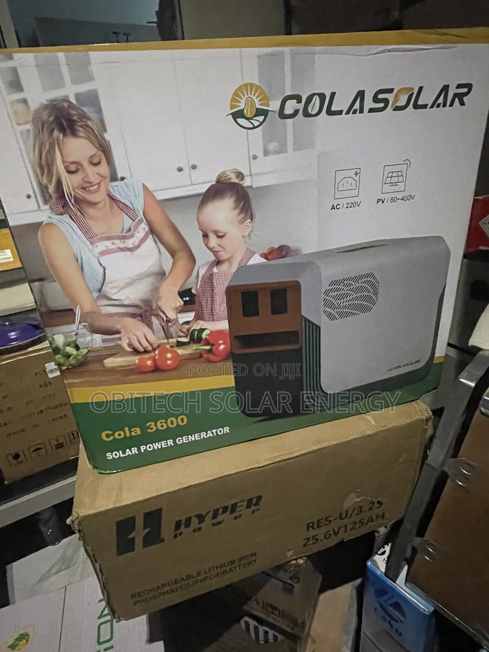 Cola Solar 3.6kwh Solar Generator – Brand New