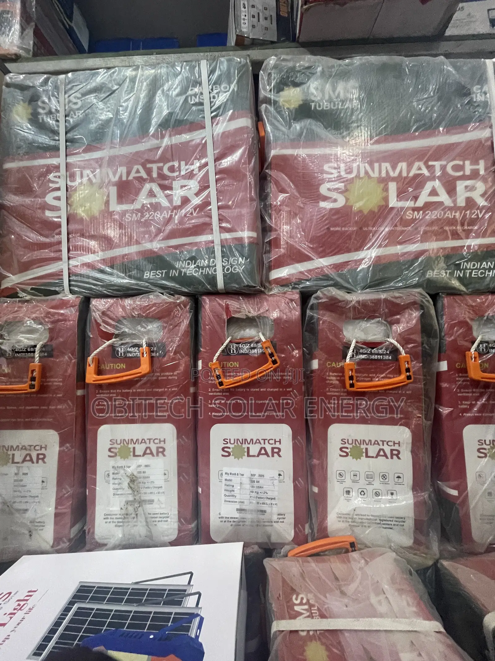 Sunmatch Solar Tubular Battery – 220ah/12v (Very Clean Reliable)