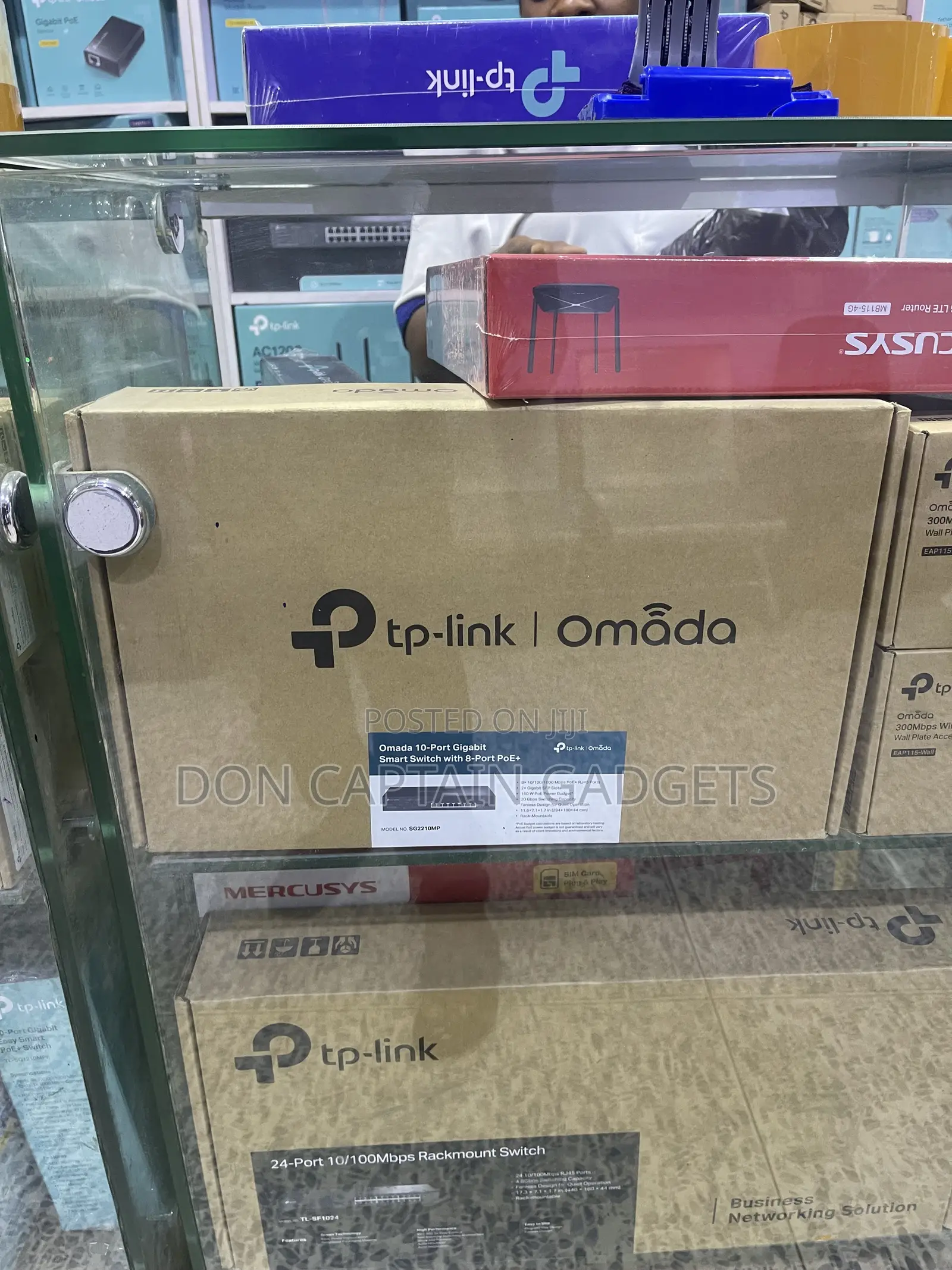 Tp-Link Sg2210mp Omada 10 Port Gigabit Switch With 8 Port Poe+
