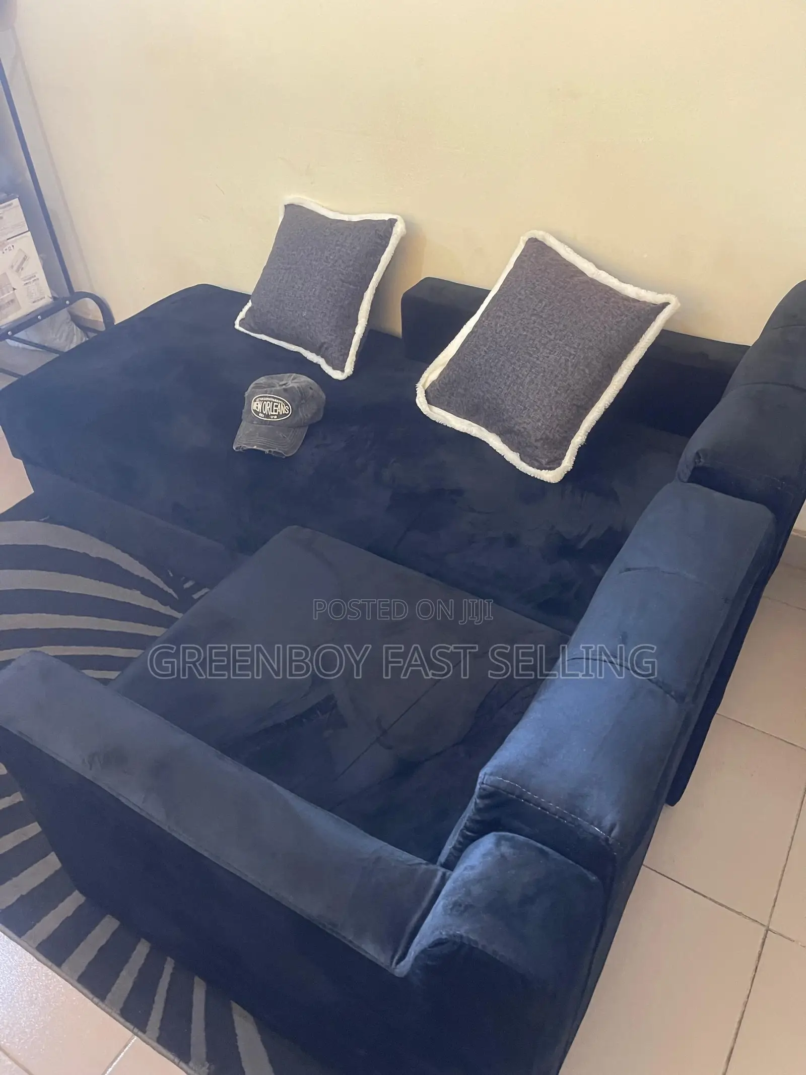L Shape Home Furniture 3 Seaters