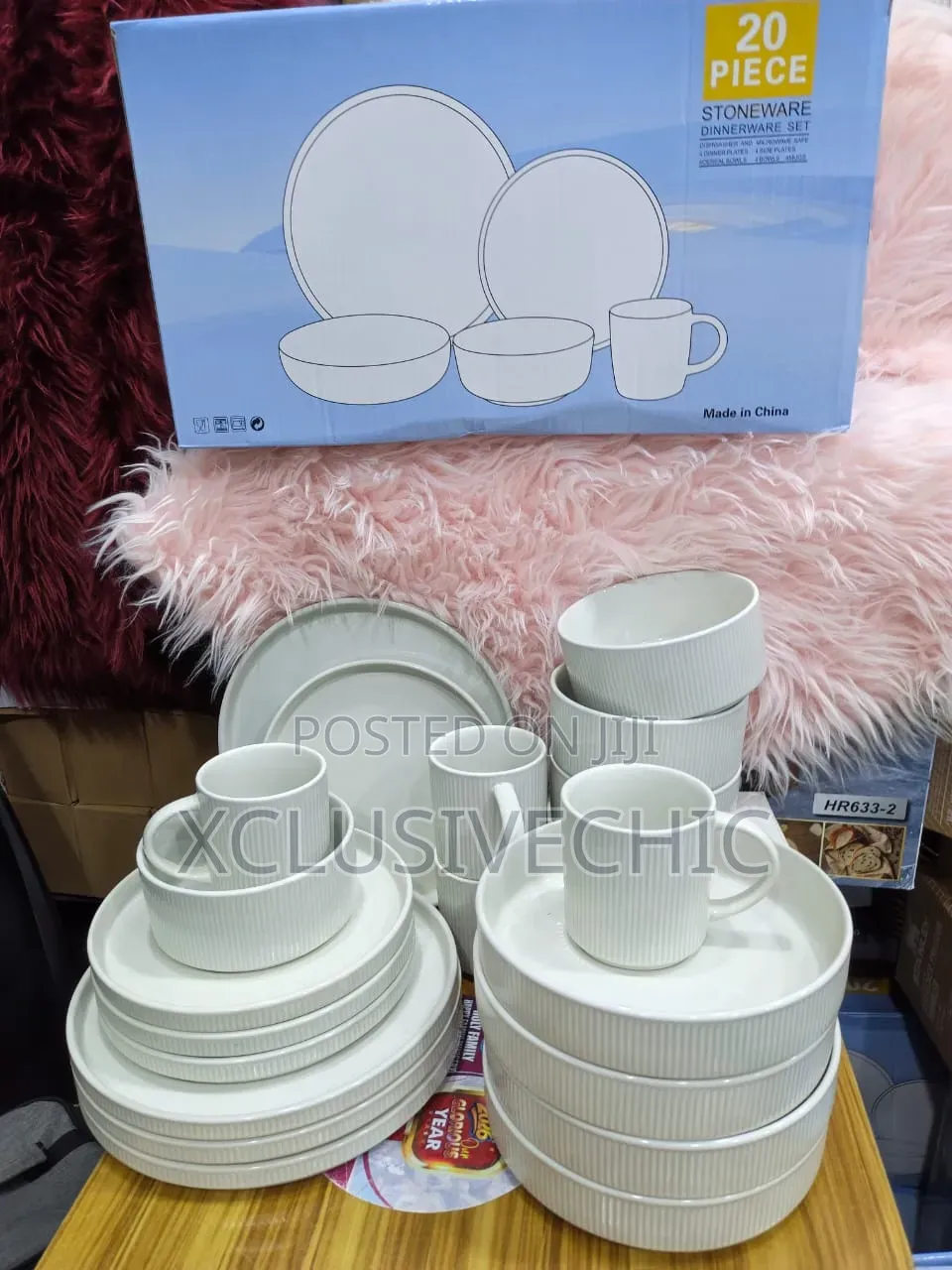 20pcs Breakable Dinner Set - Different Colors