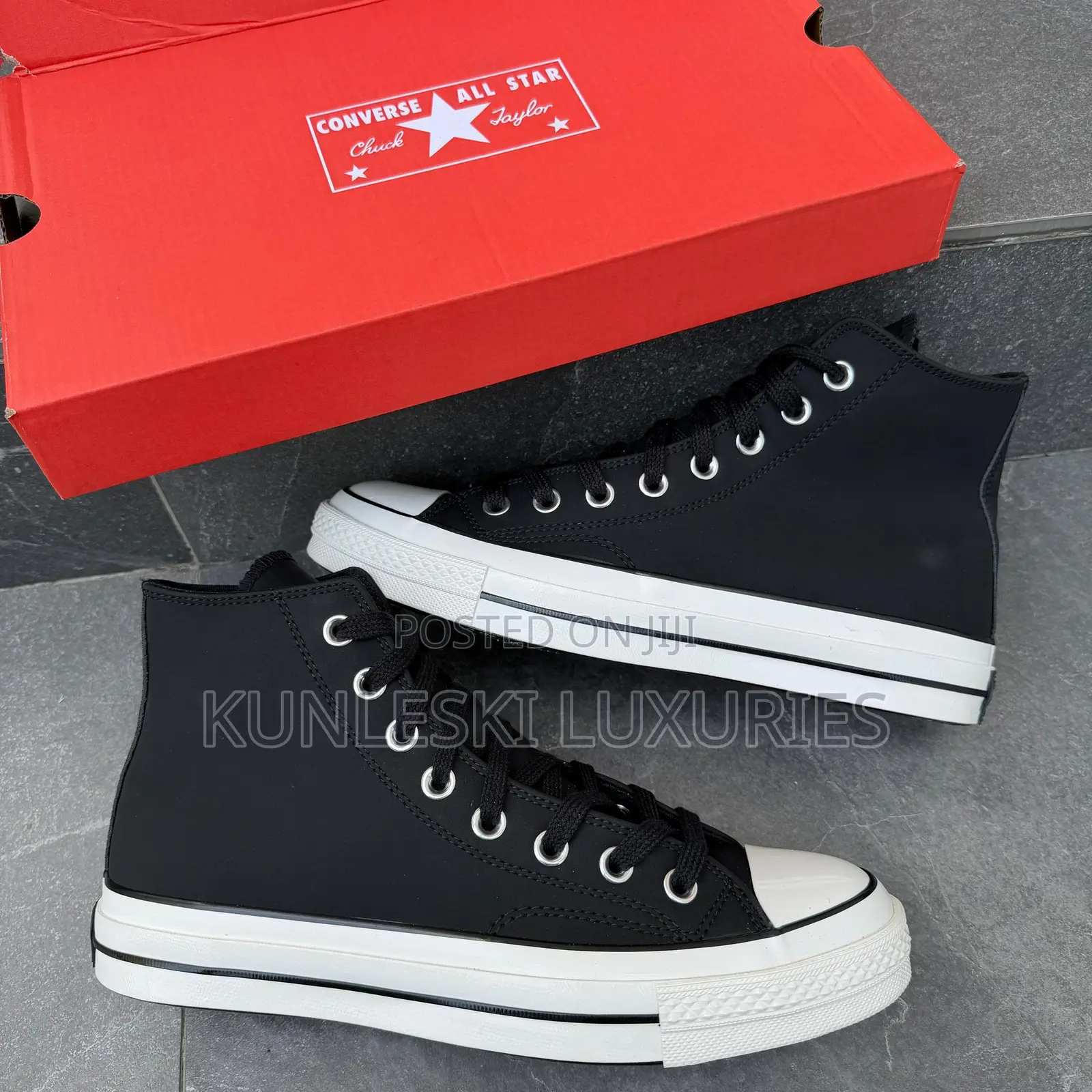 Original Converse Chucks 70 Leather / Canvas High Too Sneakers