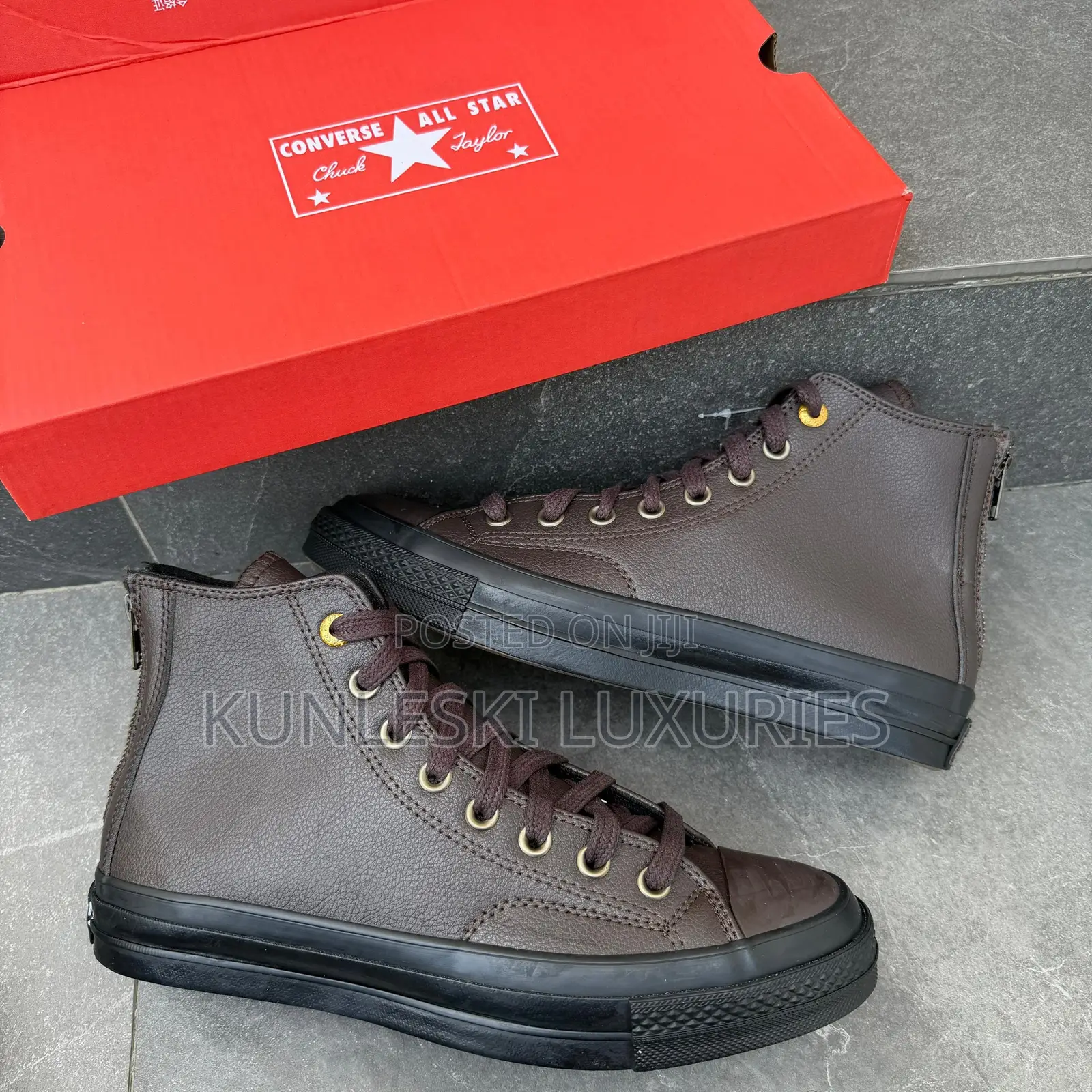 Original Converse Chucks 70 Leather / Canvas High Too Sneakers