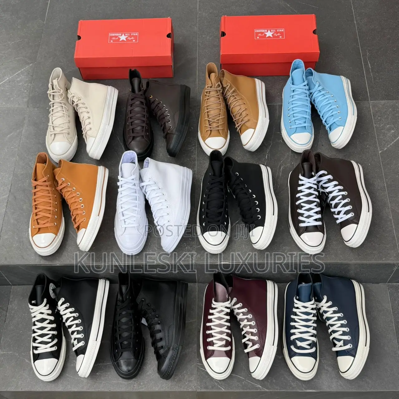 Original Converse Chucks 70 Leather / Canvas High Too Sneakers