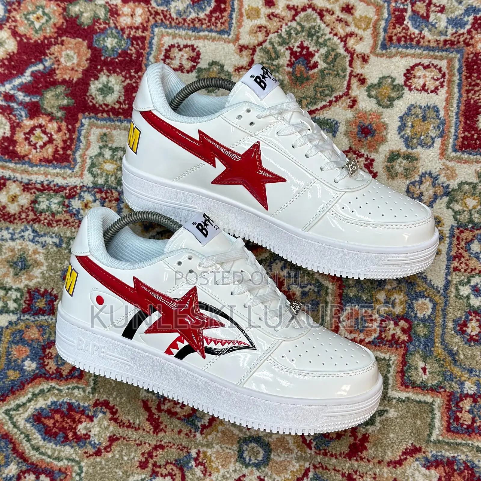 Original Bapesta Low Shark Black / White Sneakers