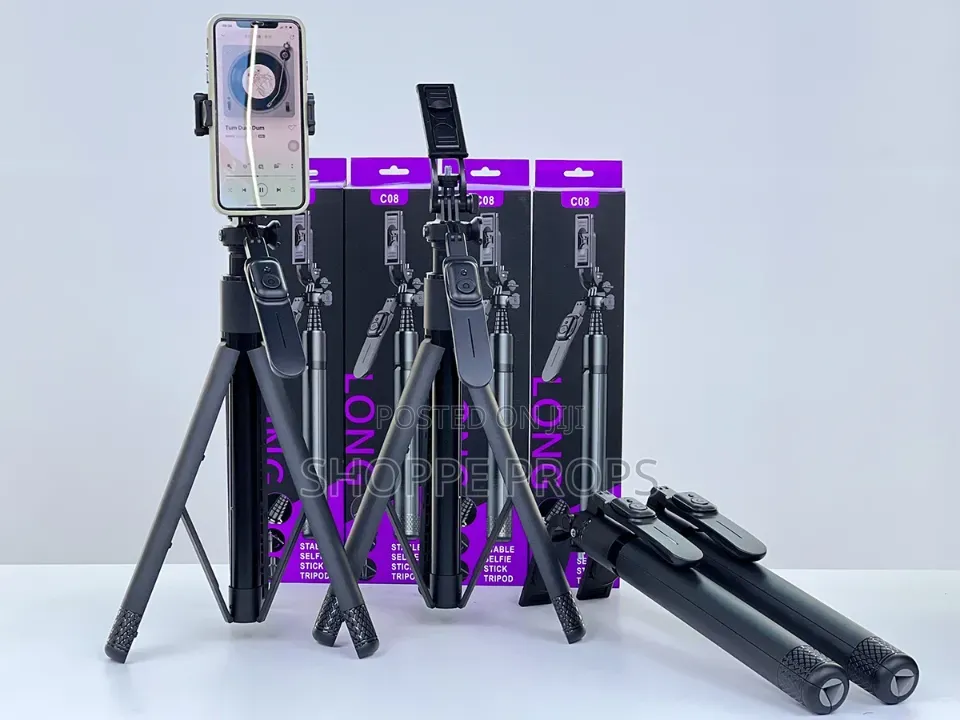 C08 7ft Sturdy Selfie Stick Tripod