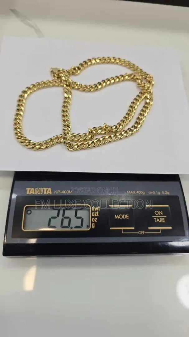 26.5gram Gold Cuban Necklace
