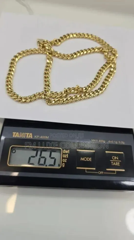 26.5gram Gold Cuban Necklace