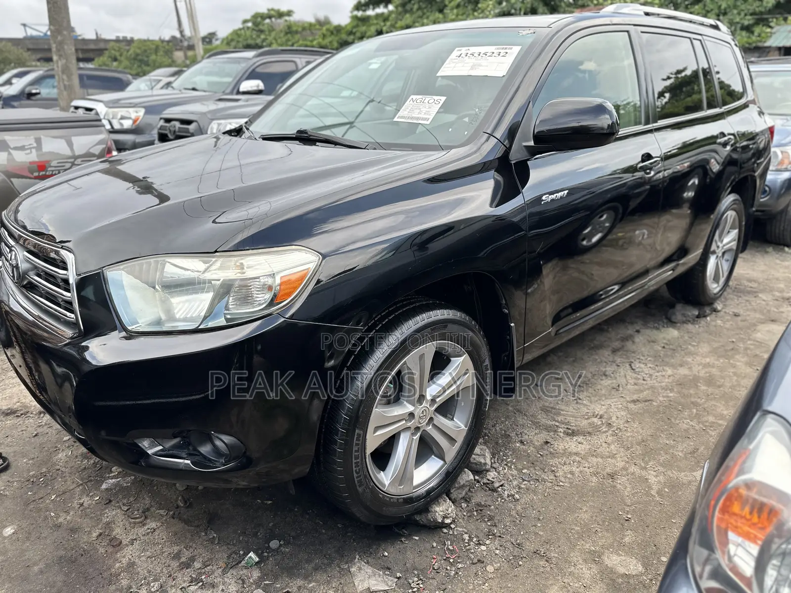 Toyota Highlander Sport 2008 Black