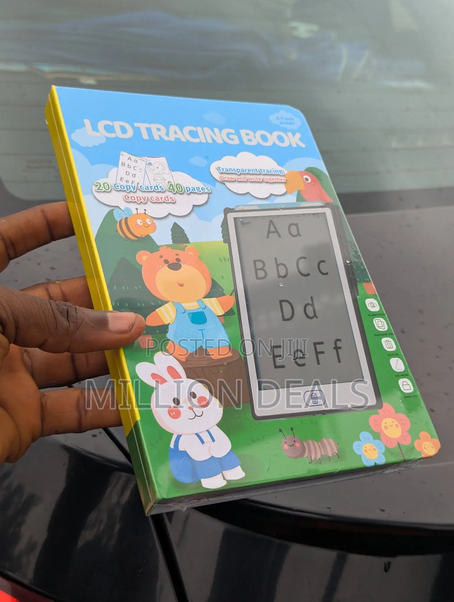 LCD Tracing Book 8.5inch Screen Kids Toy Ages 3+