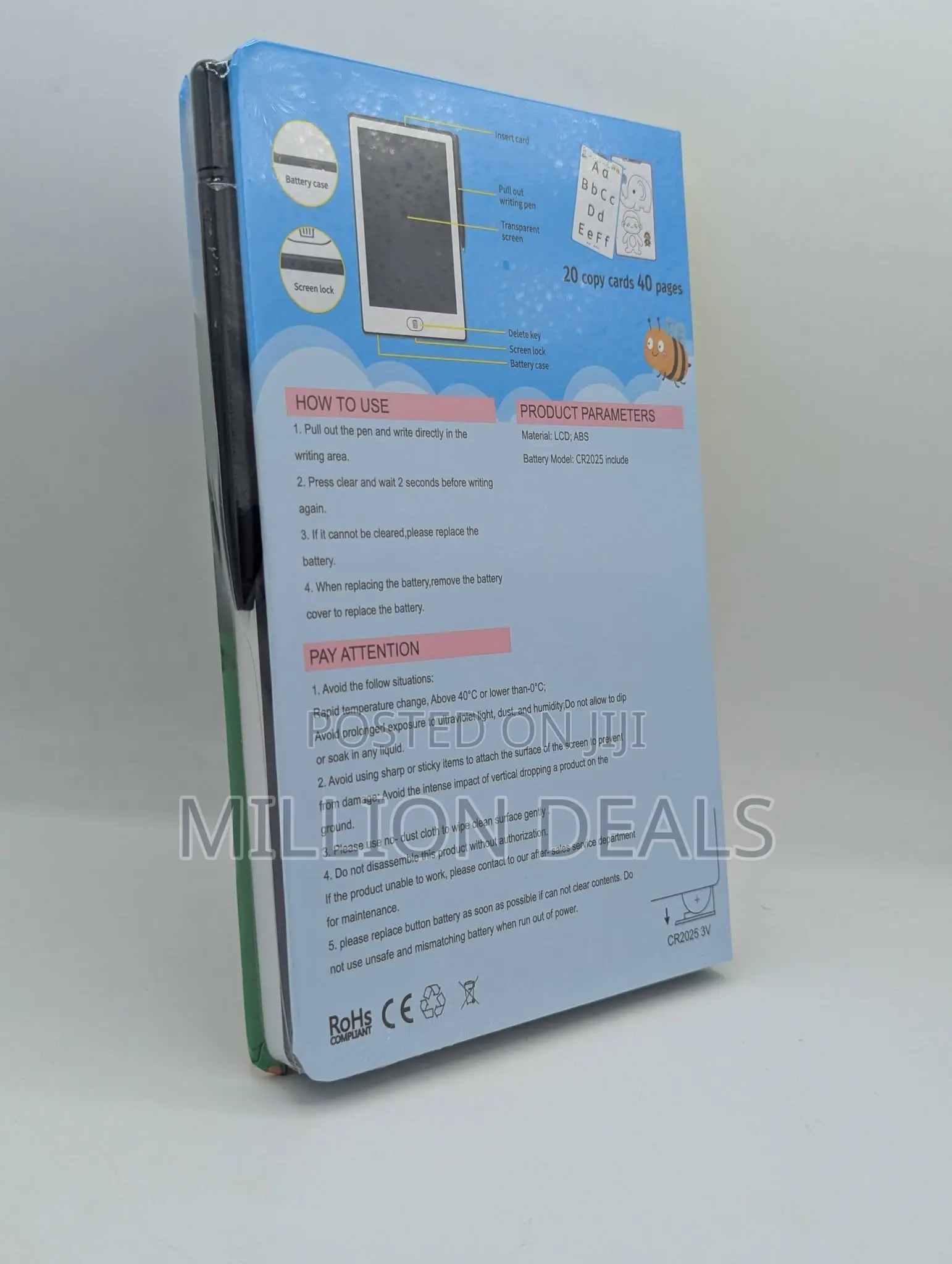 LCD Tracing Book 8.5inch Screen Kids Toy Ages 3+