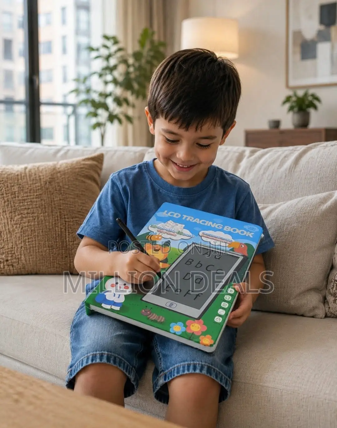 LCD Tracing Book 8.5inch Screen Kids Toy Ages 3+