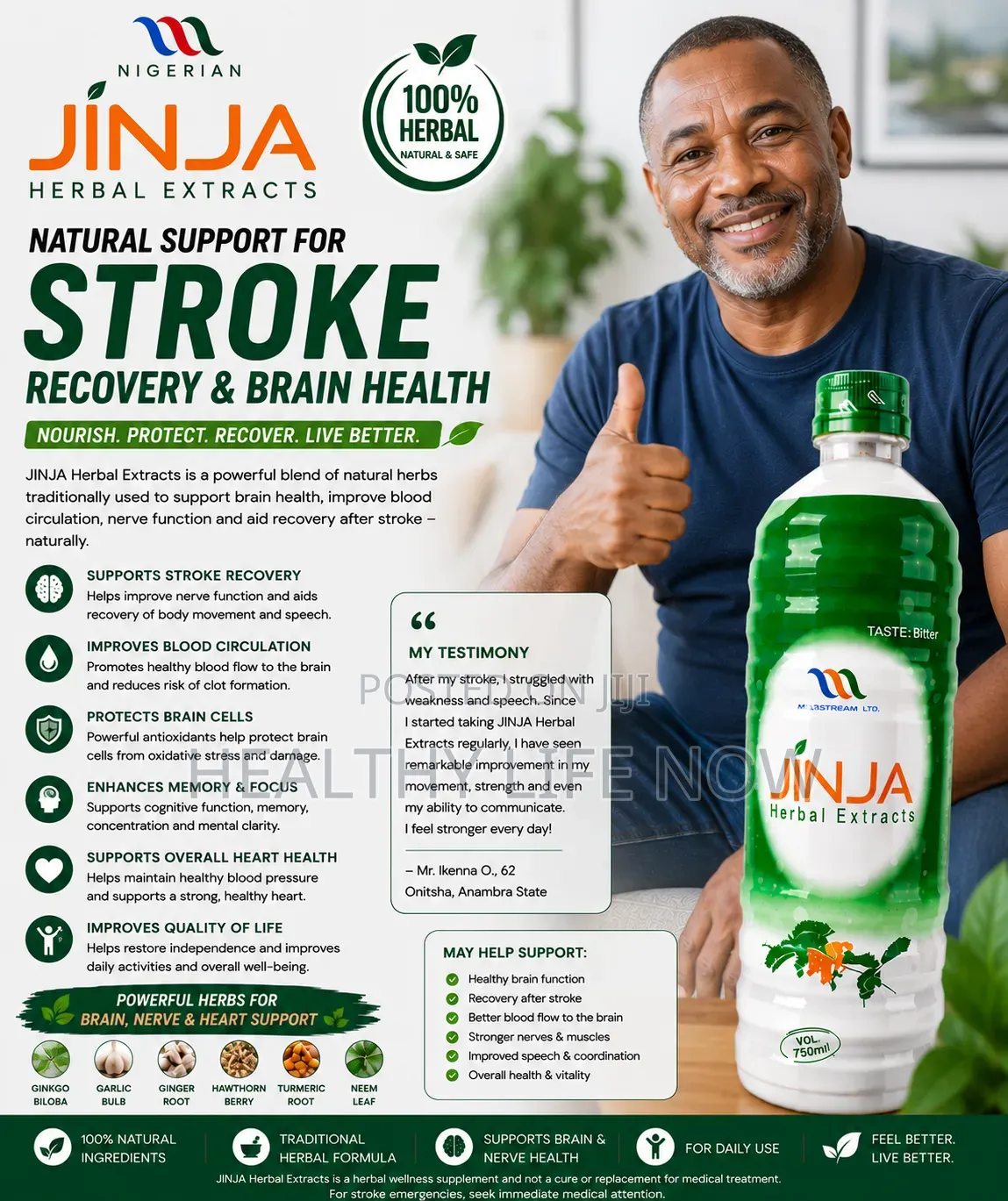 Jinja Support Better Blood Flows and Recovery