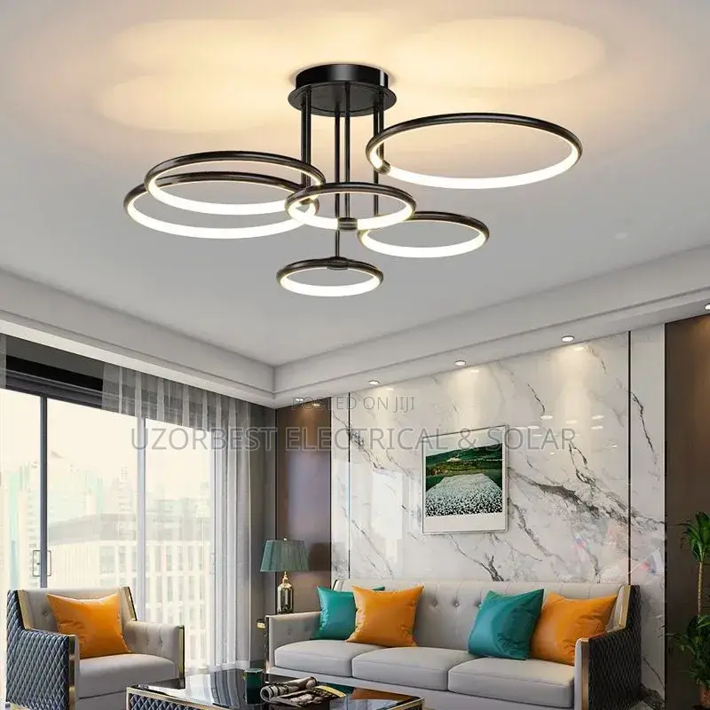 Modern Led 6 Ring Drop Ceiling Light