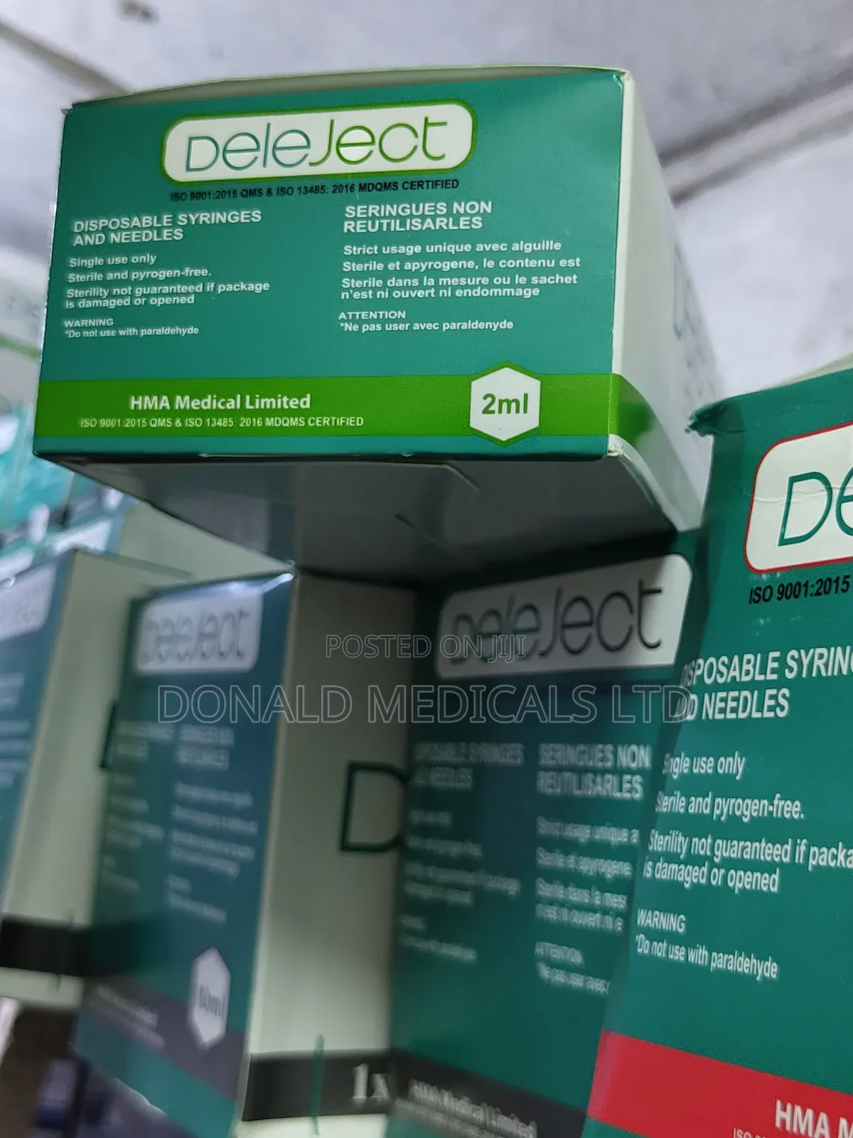 Disposable Syringe - Deleject - Afriject - 2ml - 5ml - 10ml - 20ml