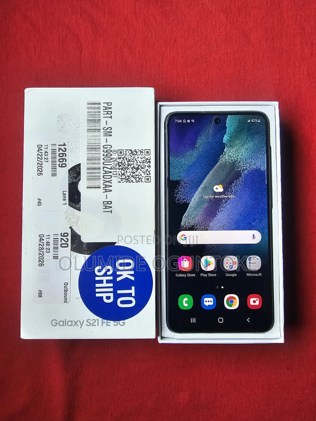 Samsung Galaxy S21 FE 5G 128 GB Black