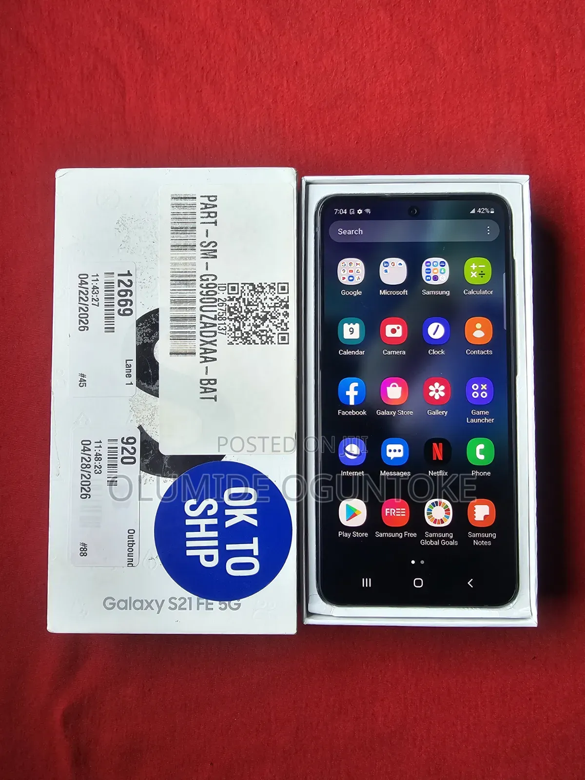 Samsung Galaxy S21 FE 5G 128 GB Black