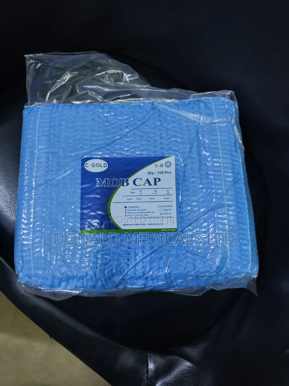 Mob Cap - Nurse Cap / Hair Net Cover (Disposable 100 Pieces)