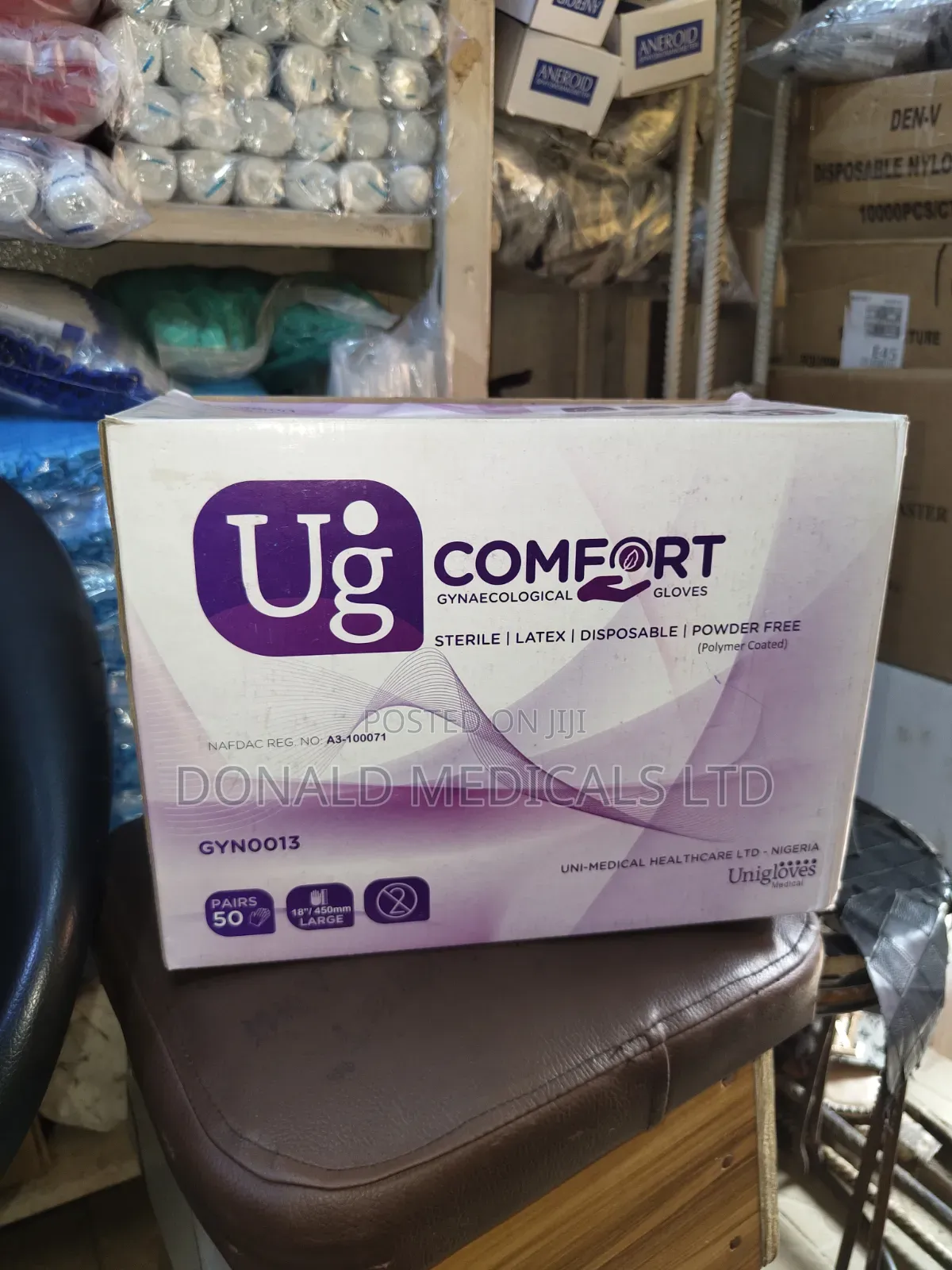 Gynaecological Elbow Length Gloves - Medium Large