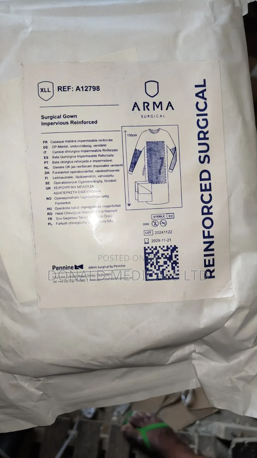 Reinforced Surgical Gown - Xl - XXL