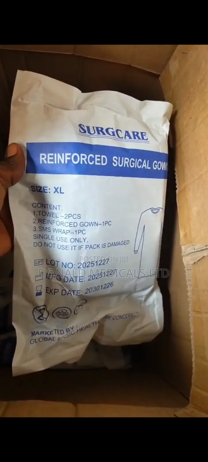 Reinforced Surgical Gown - Xl - XXL