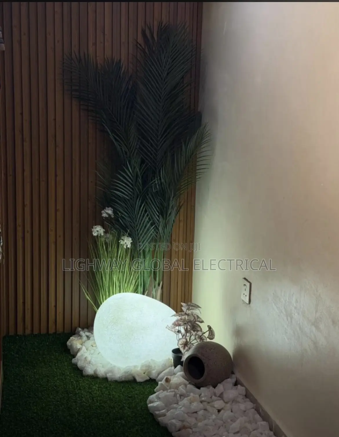 Round Led Decorative Floor Lamp Indoor/Indoor