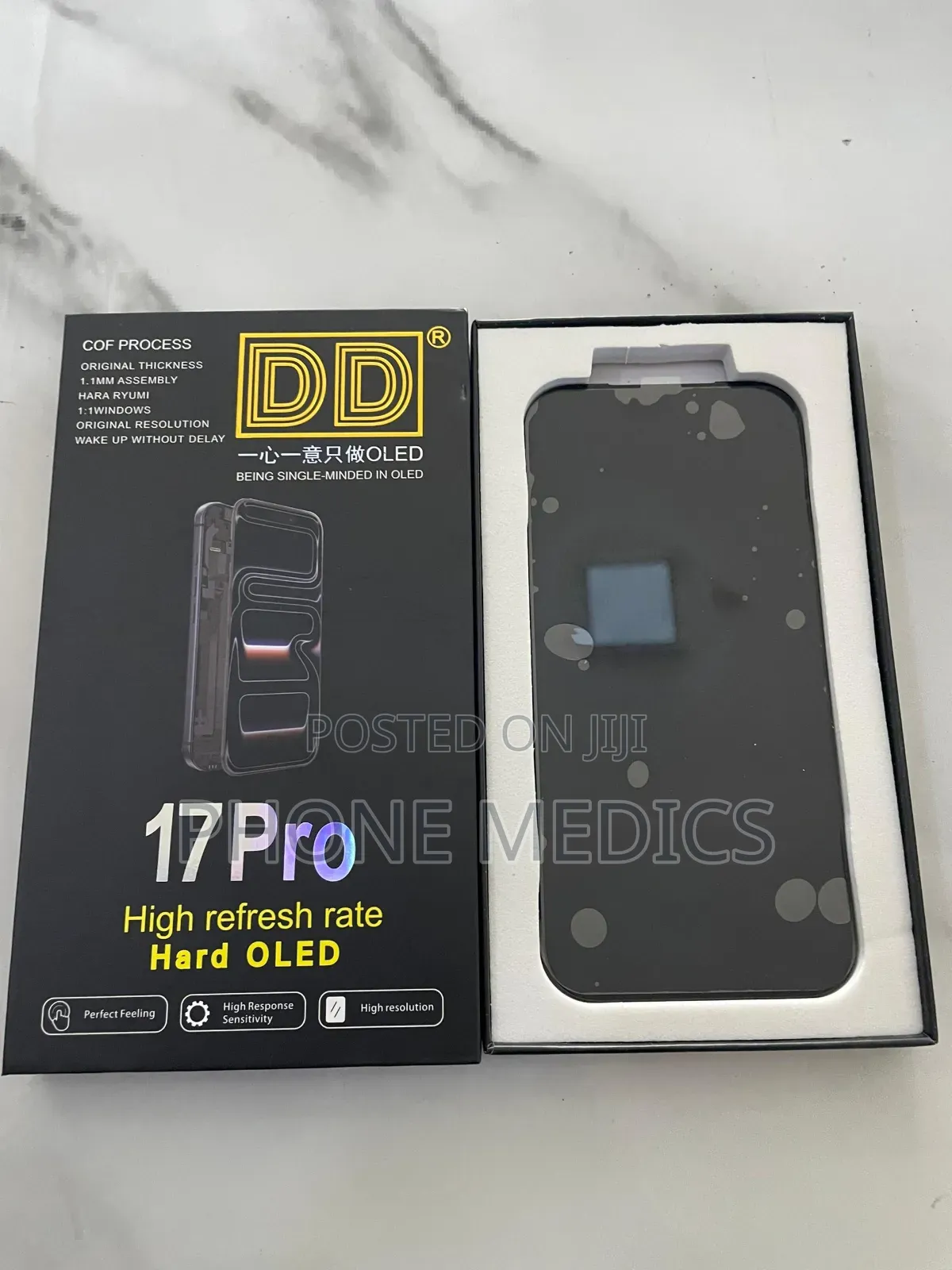 Dd Soft Oled for iPhone 17 Pro With 1 Year Free Insurance