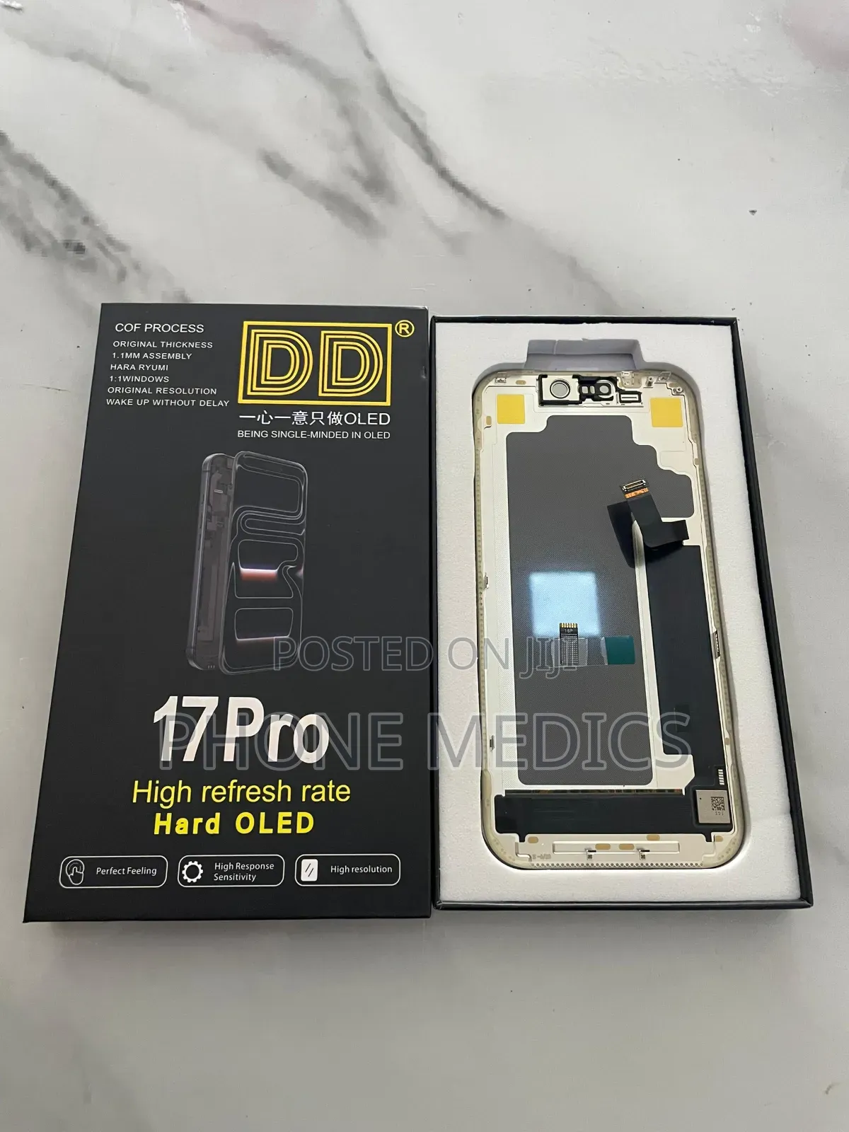 Dd Soft Oled for iPhone 17 Pro With 1 Year Free Insurance