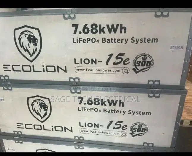 7.68kwh Ecolion Liona-15e Lithium Iron Battery