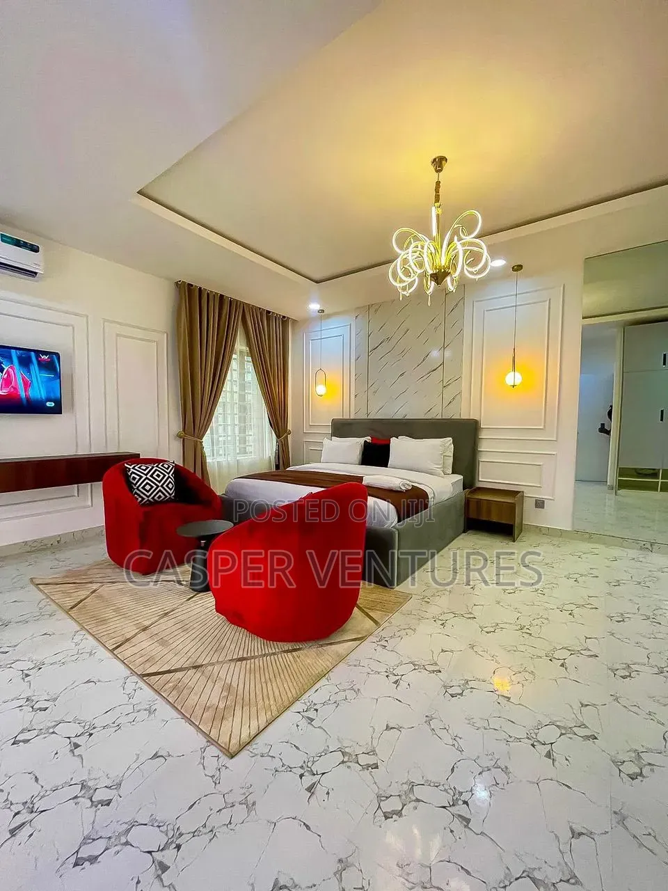 Luxurious 1bed With Pool, Gym Balconies